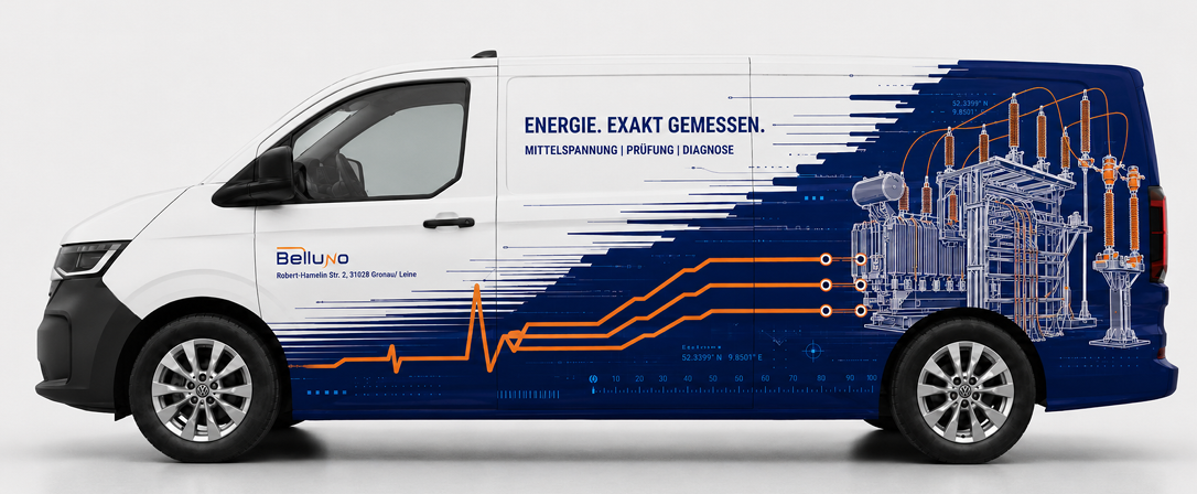 Belluno Service-Messwagen für Mittelspannungsmessungen